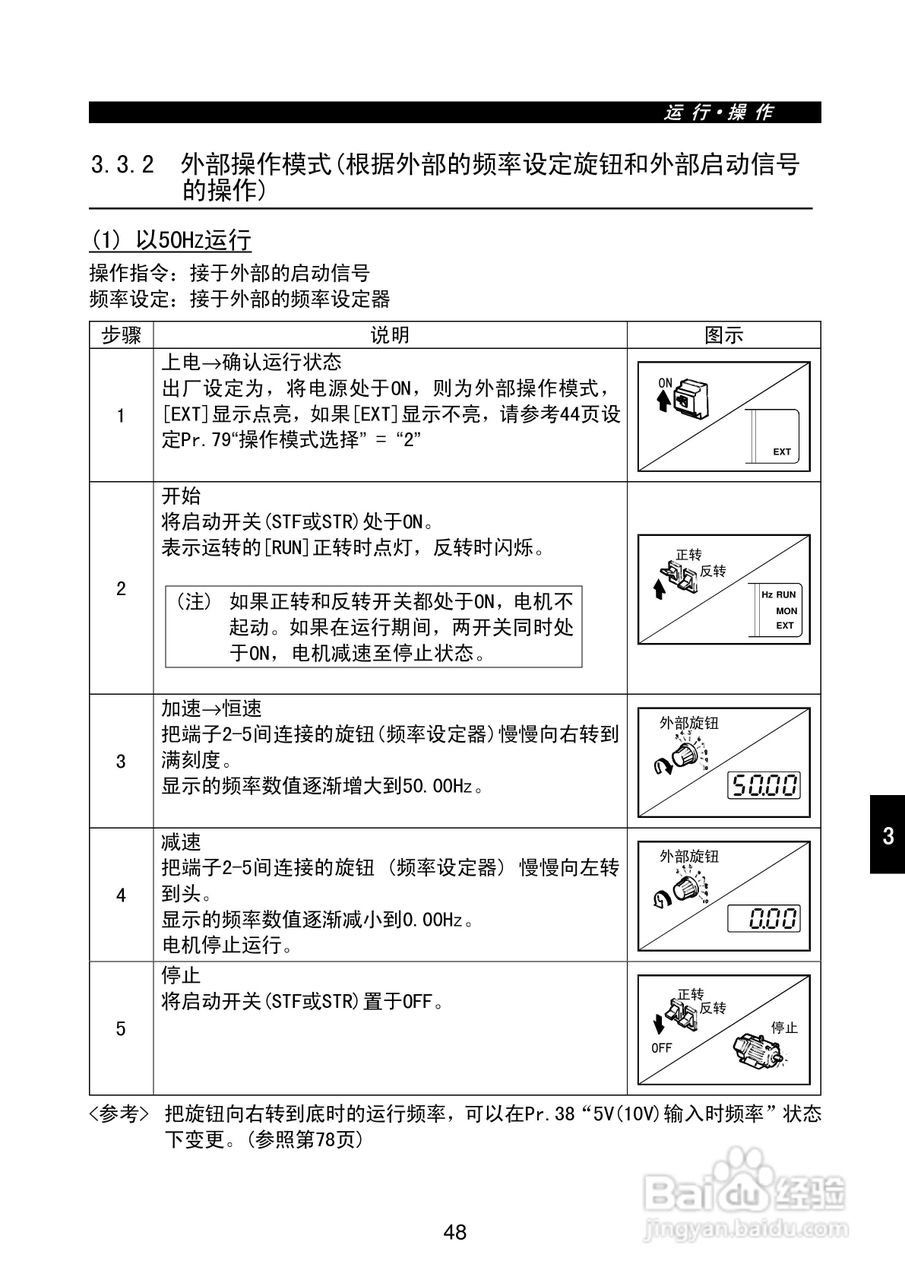 FR-E500系列变频调速器使用手册:[6]
