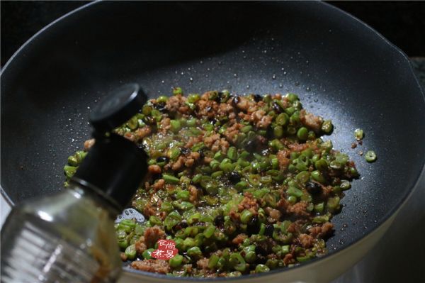 豉香四季豆炒肉碎