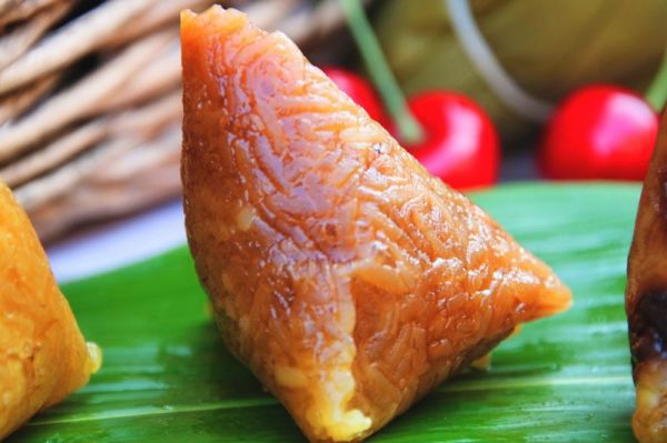 双豆粽和蜜枣粽和碱水粽