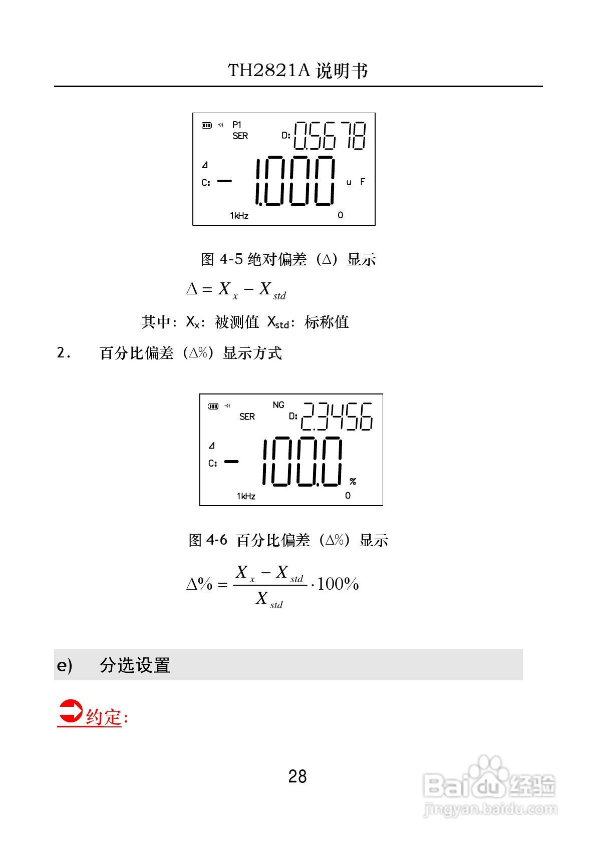 锦流源电子TH2821A手持电桥说明书:[3]