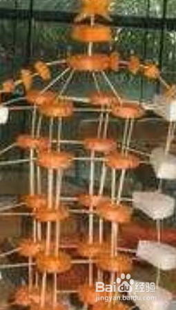 胡萝卜牙签高塔制作方法