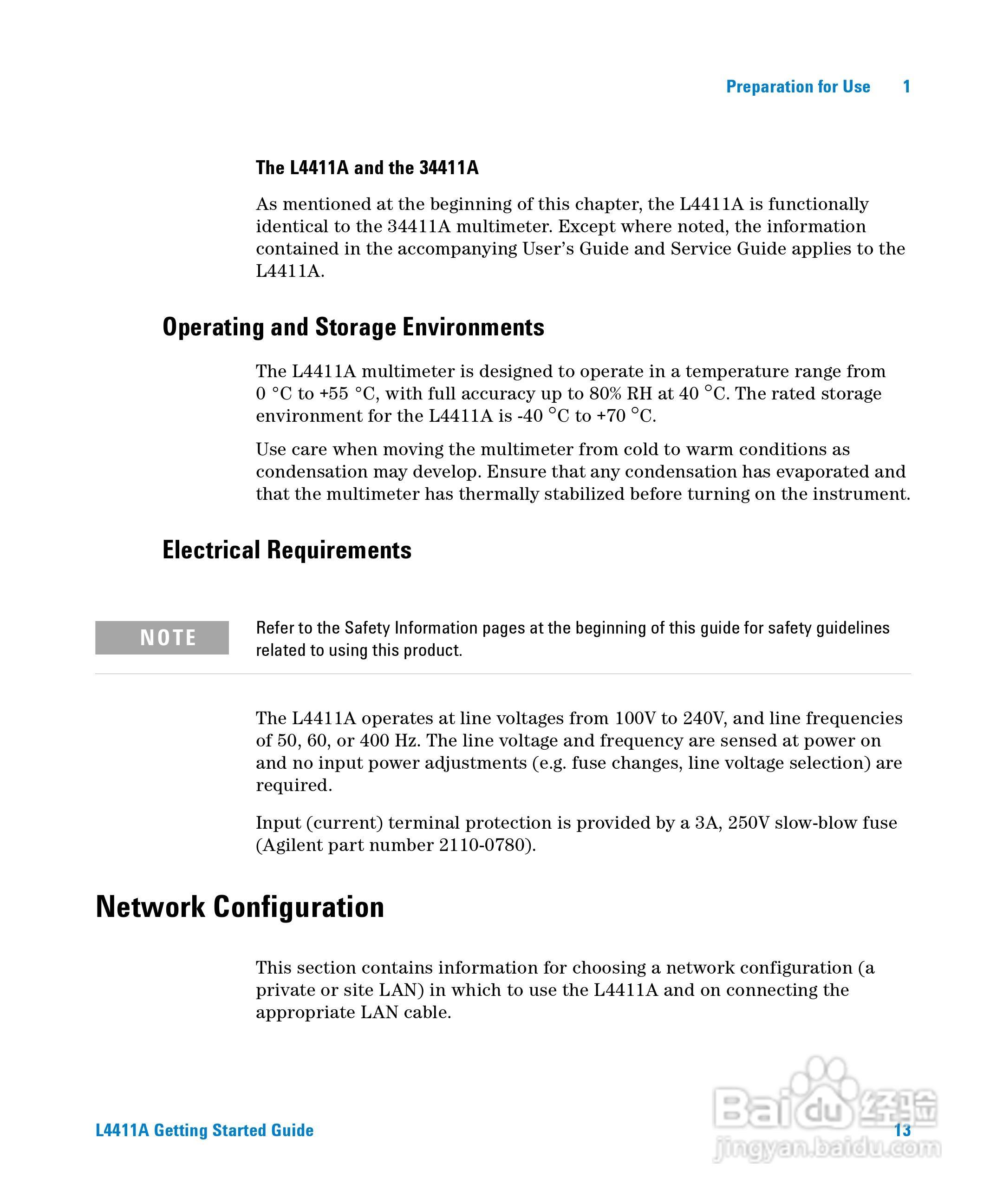 L4411A系统数位万用电表操作手册:[2]