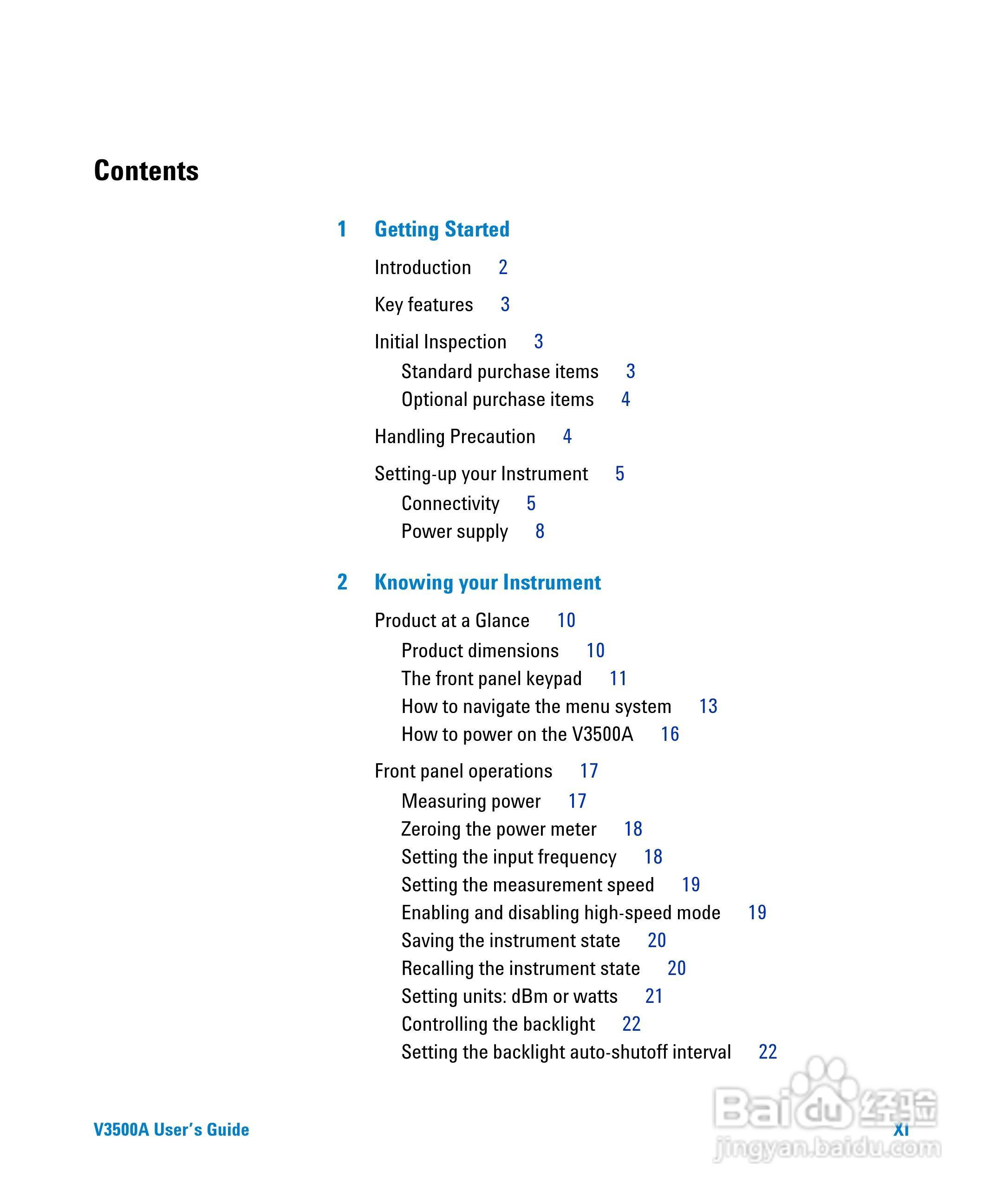 V3500A功率表使用手册:[2]