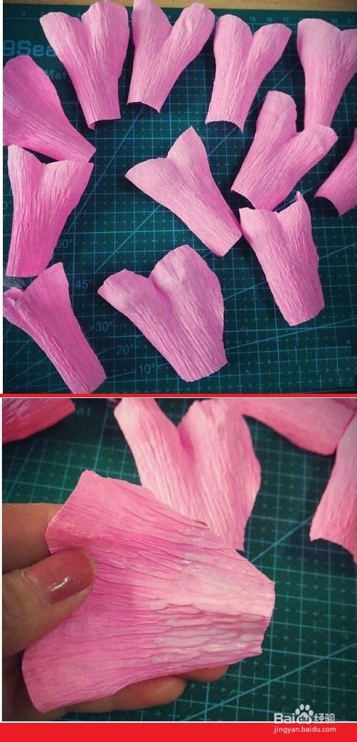 折叠出漂亮的彩纸花朵