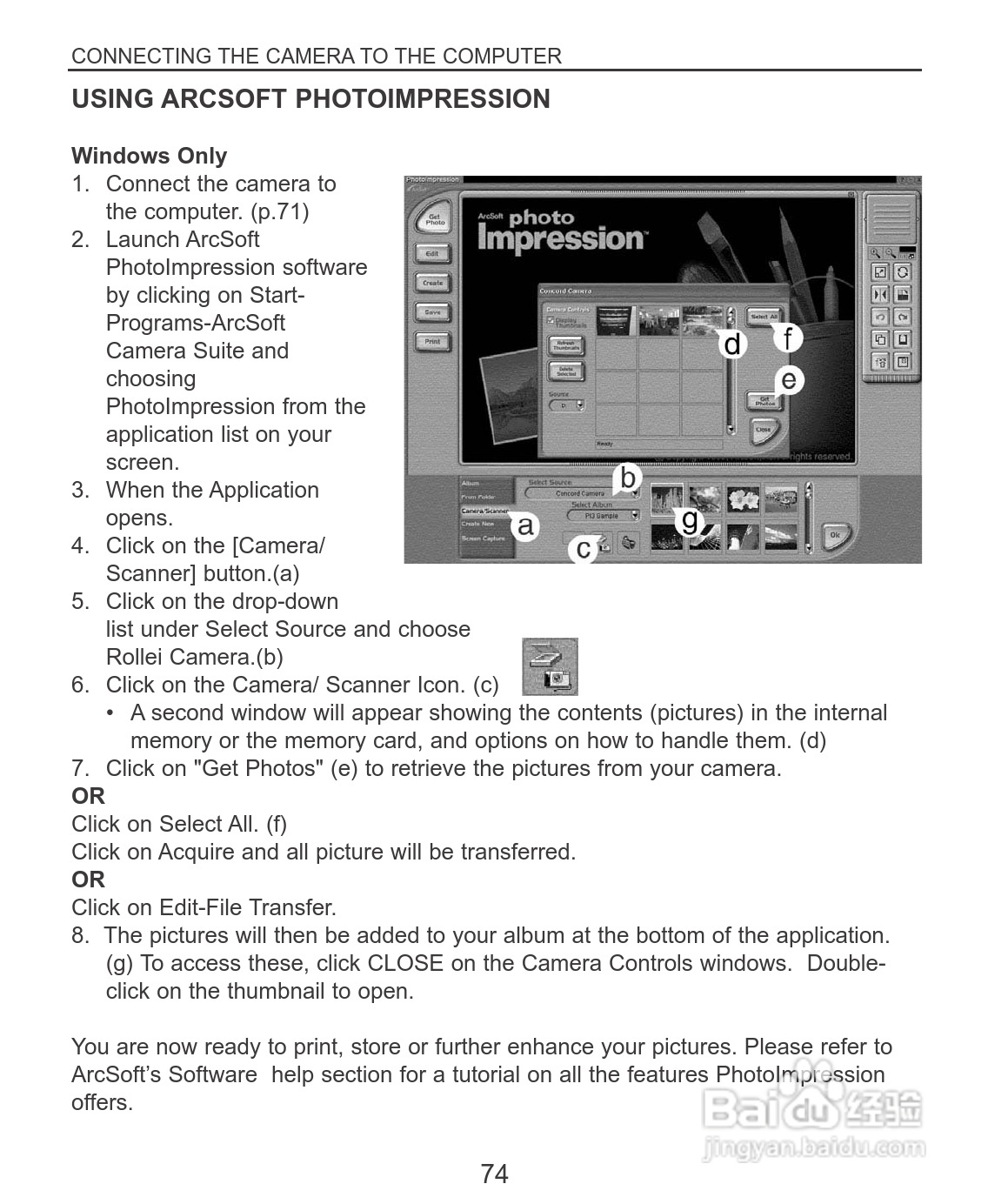 Rollei dc3100型数码相机说明书:[8]