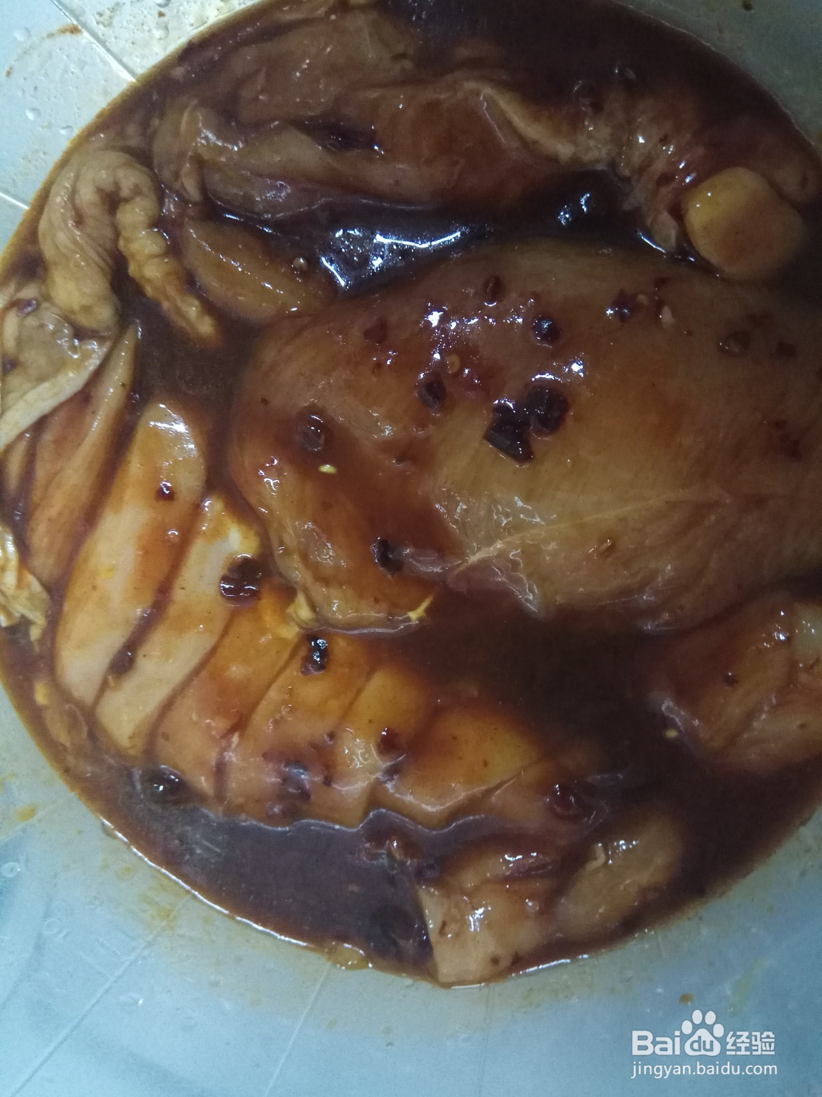 沙拉的新吃—法煎鸡胸脯