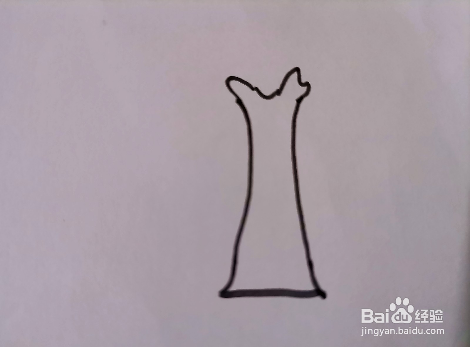 儿童简笔画 一棵柳树