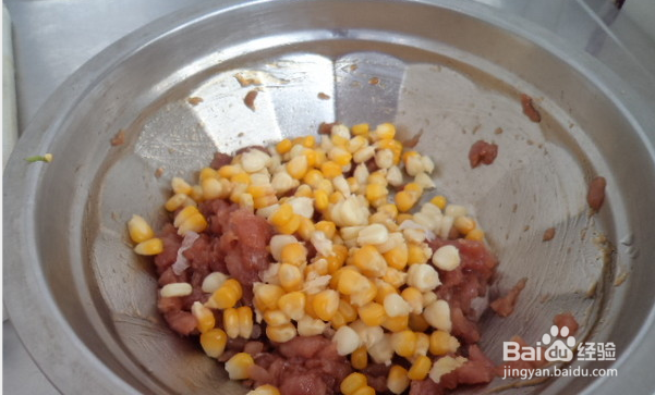 制作玉米水饺