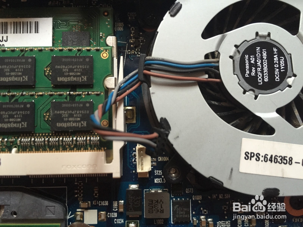 惠普HP ProBook 4431S拆机清理风扇方法