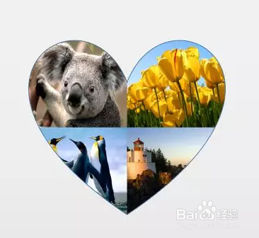 PPT图片展示非简单对齐 如何多张图异形展示