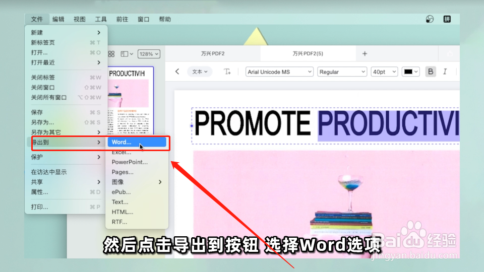 如何在Mac上把PDF转换成Word文档?