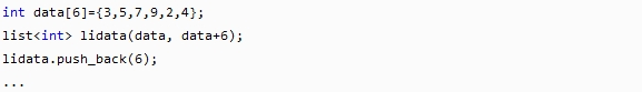 C++的list数据结构