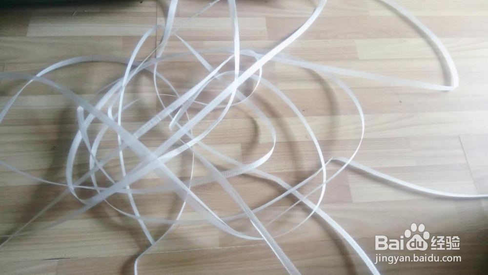 怎么用编织带编小篮子 包装带带手工品怎么做