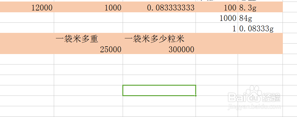 如何数出一亿粒米