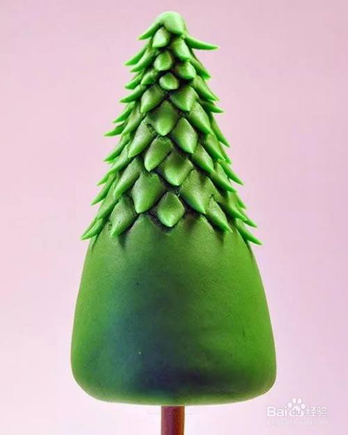 手工橡皮泥树的制作方法