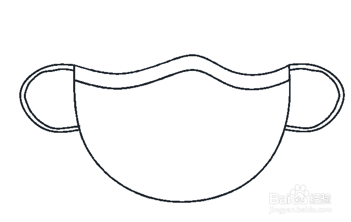 简笔画系列之口罩的画法