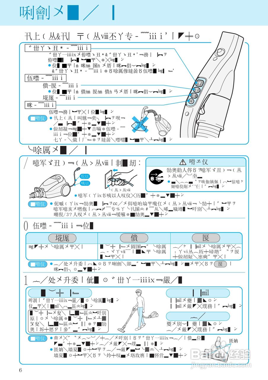 日立 CV-SJ9扫除机说明书:[1]
