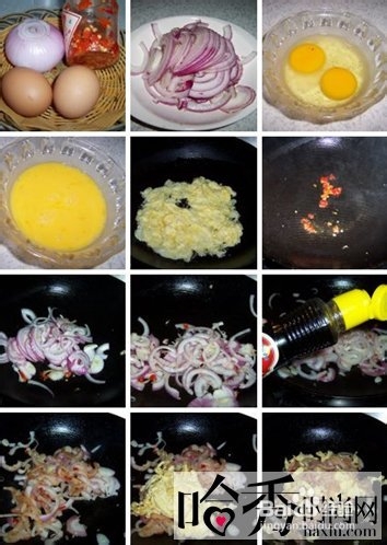如何做一道洋葱炒鸡蛋