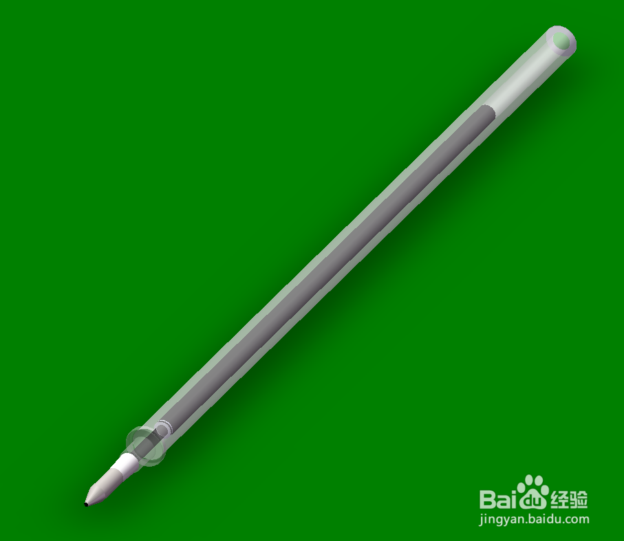 SolidWorks如何画油笔芯