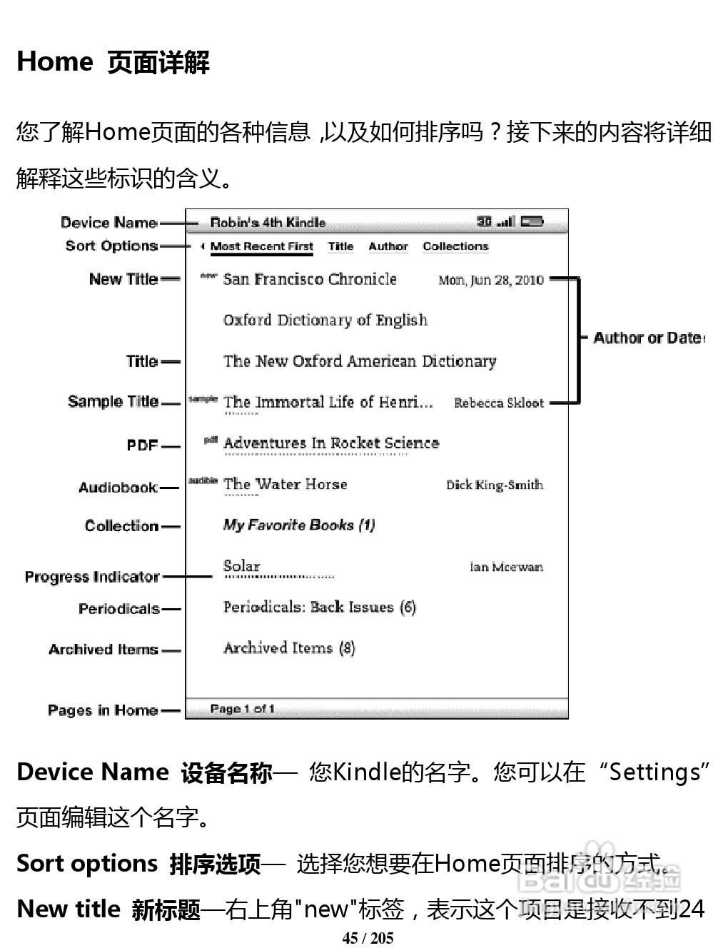 亚马逊 Kindle 3(简体中文)掌上无线说明书:[5]