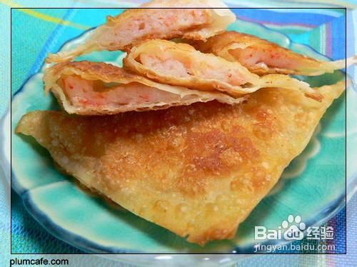 馄饨虾饼的做法