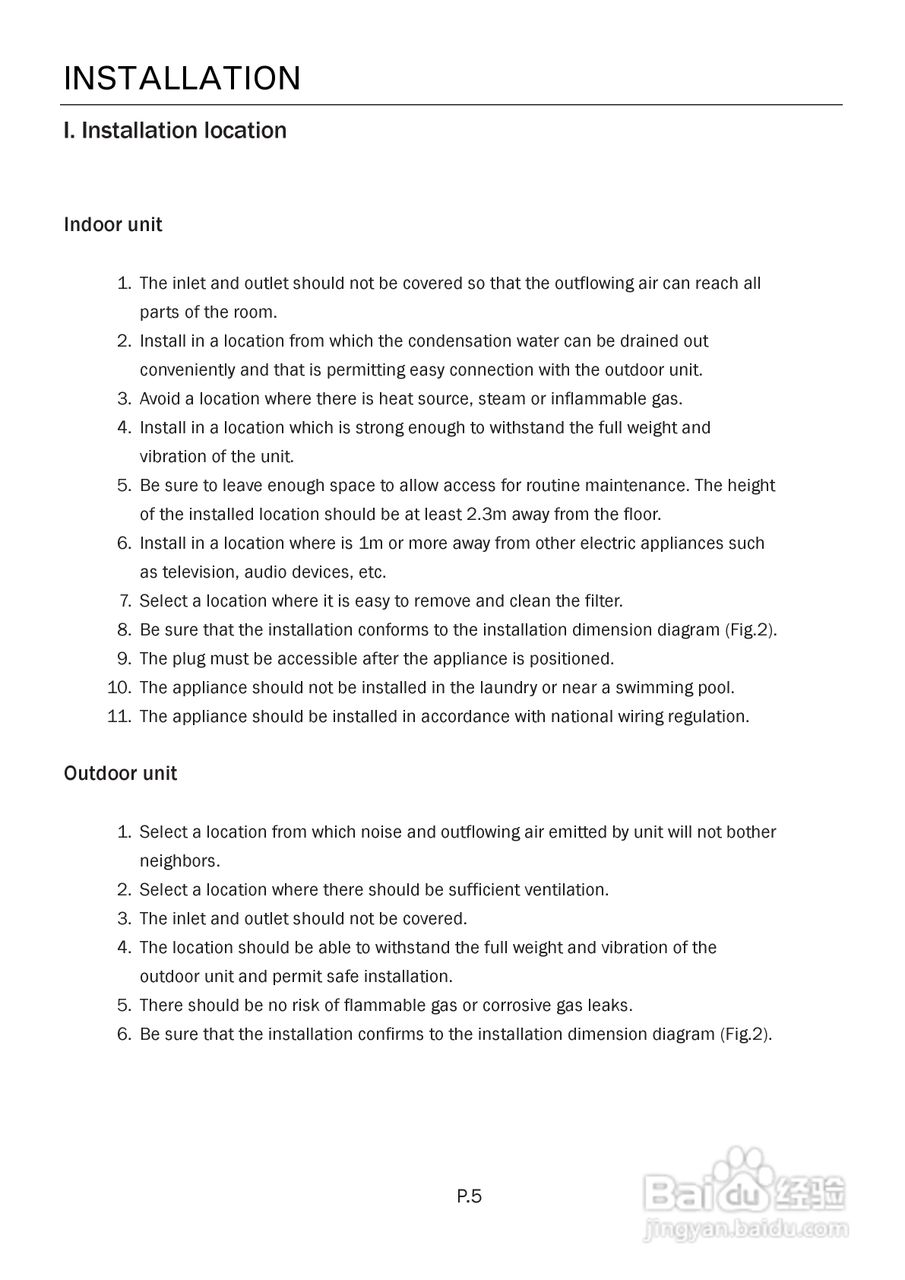 德国宝ST-09分体式空调使用说明书:[1]