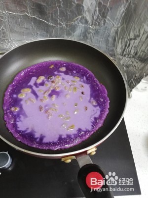 食补养生紫甘蓝鸡蛋饼的做法