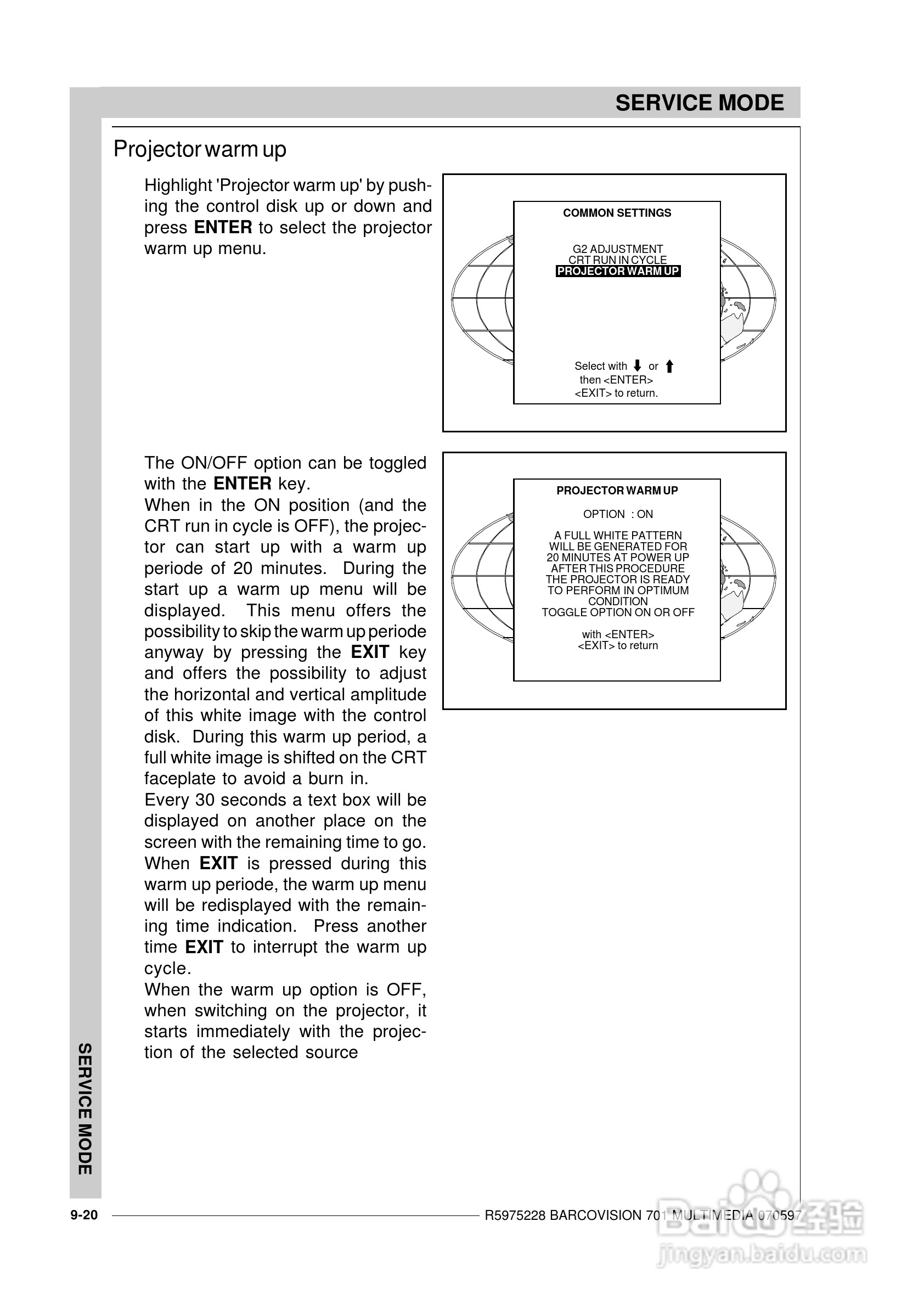Barco巴可 VISION 701投影机说明书:[13]