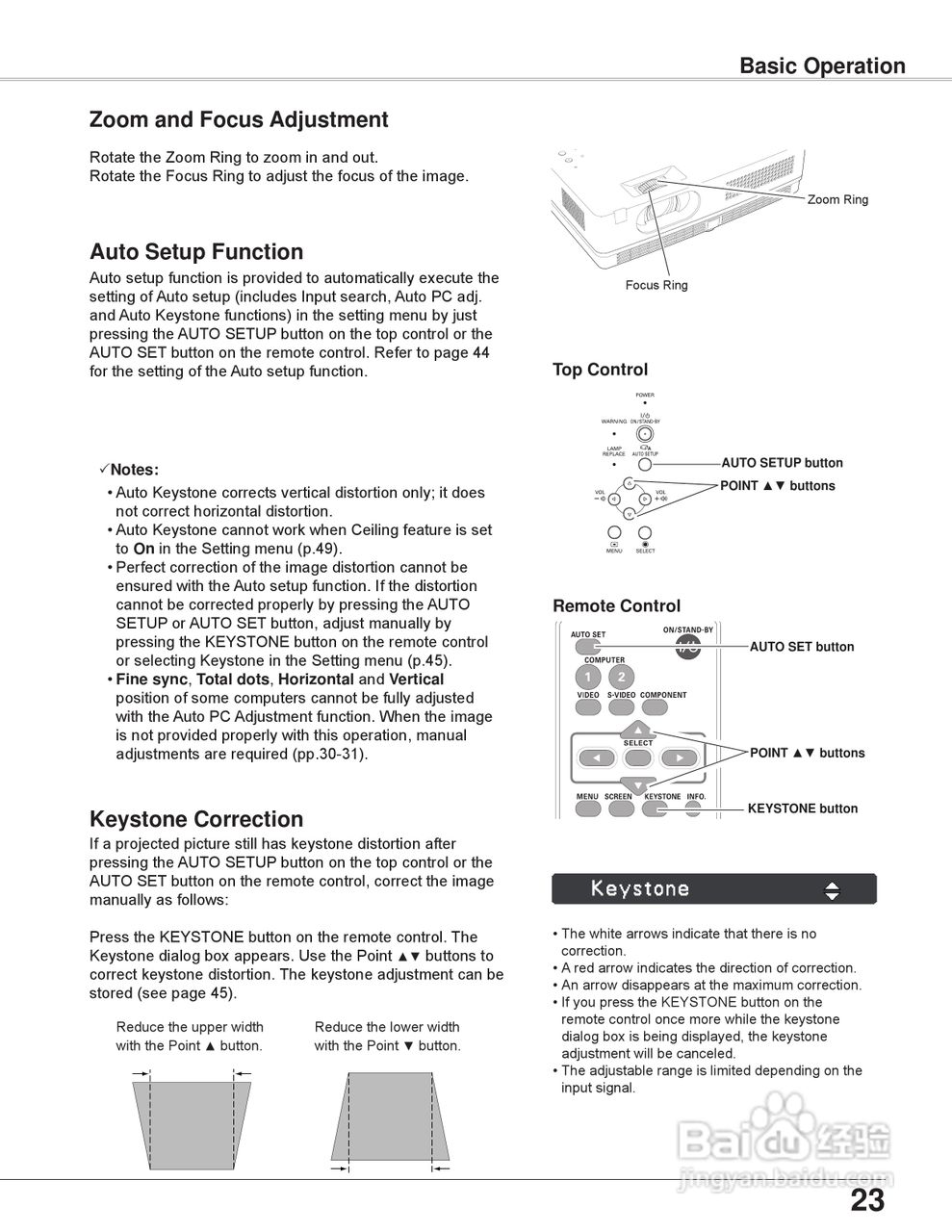 三洋 PLC-XW200K投影机说明书:[3]