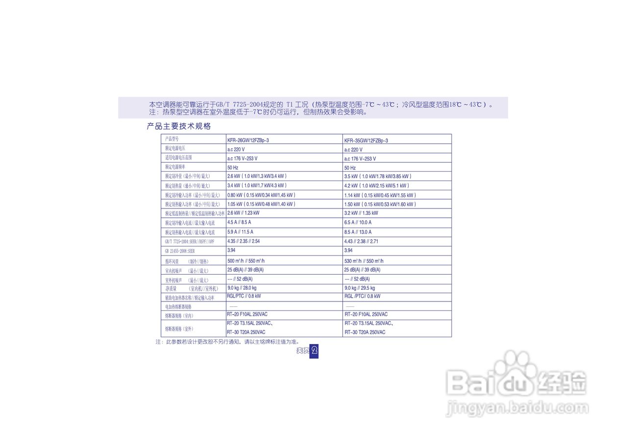 海信分体热泵型挂壁式变频房间空调器KFR-26GW/12FZBp-:[3]