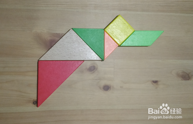 手枪用七巧板怎么拼接？