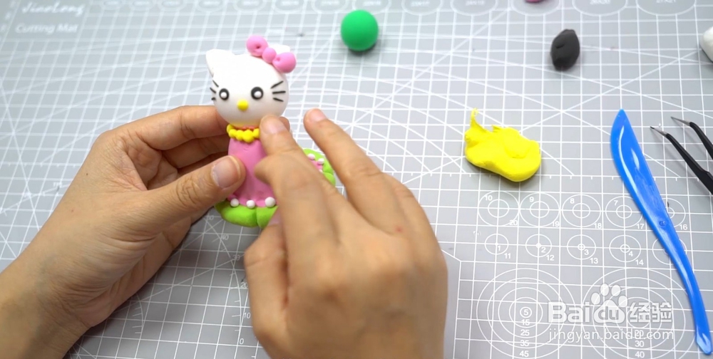 HelloKitty黏土制作