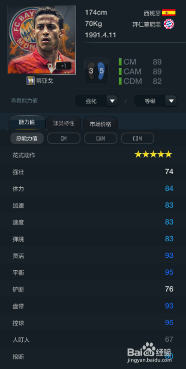 FIFA OL3平衡度最佳球员推荐(中前卫篇)