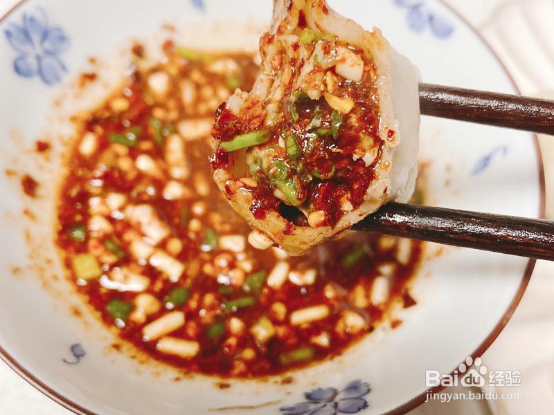 荠菜饺子的做法