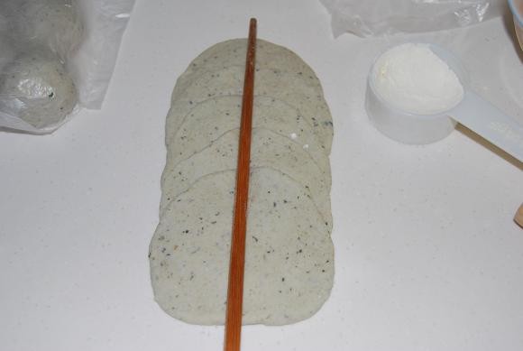 转无极的-豆浆渣玫瑰花馒头