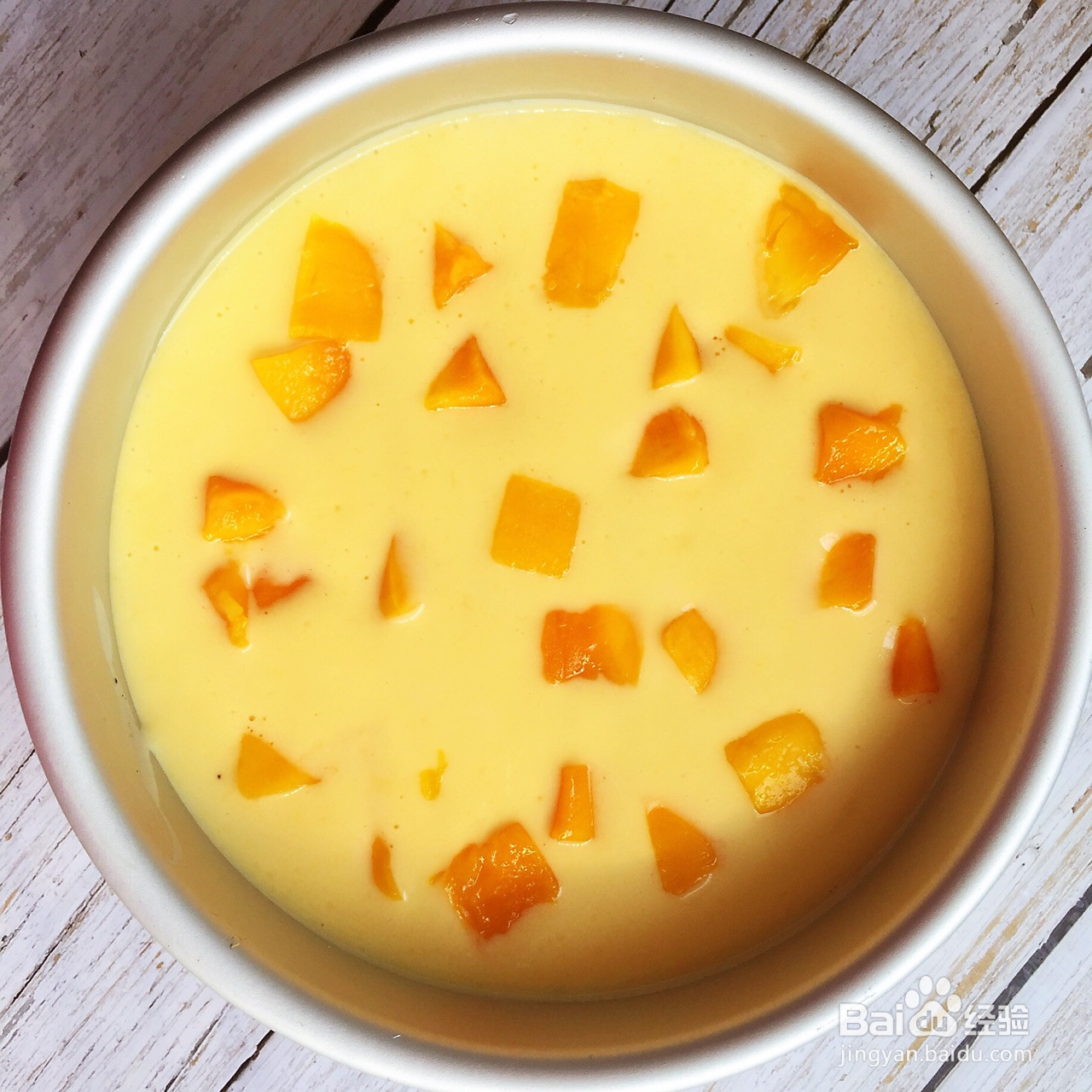 免烤箱芒果蛋糕的做法