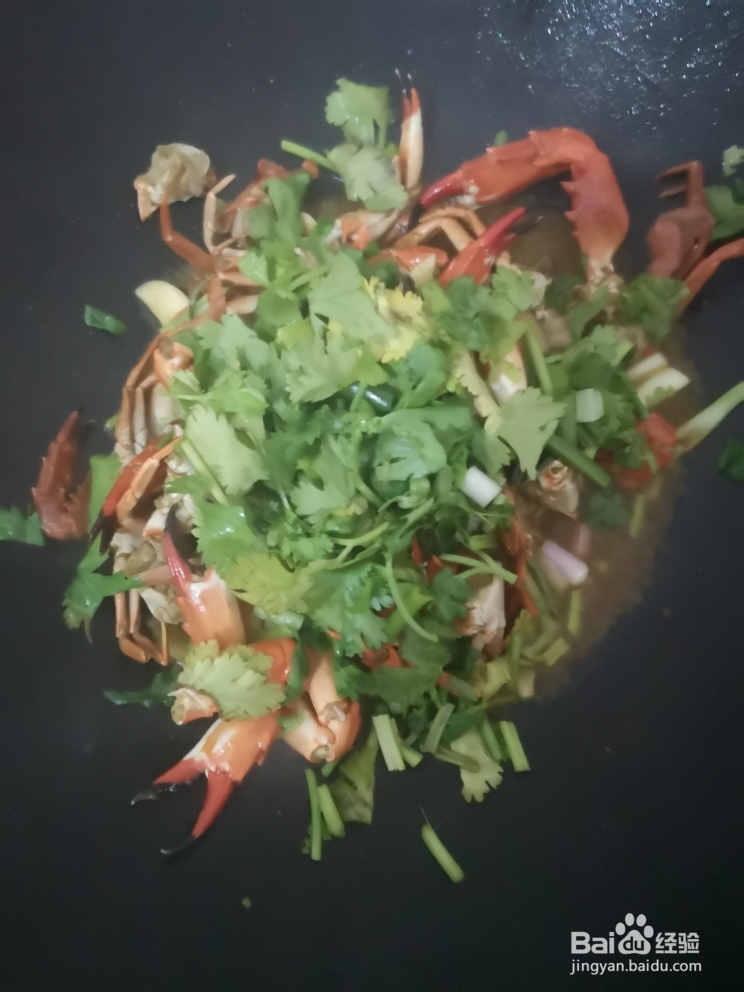 好吃的麻辣大螃蟹