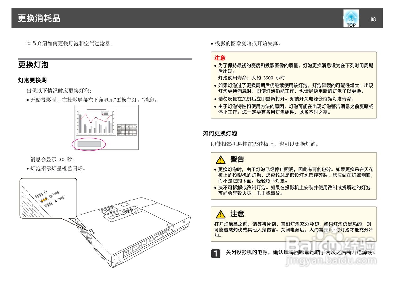 爱普生EB-C3000X投影机使用说明书:[10]