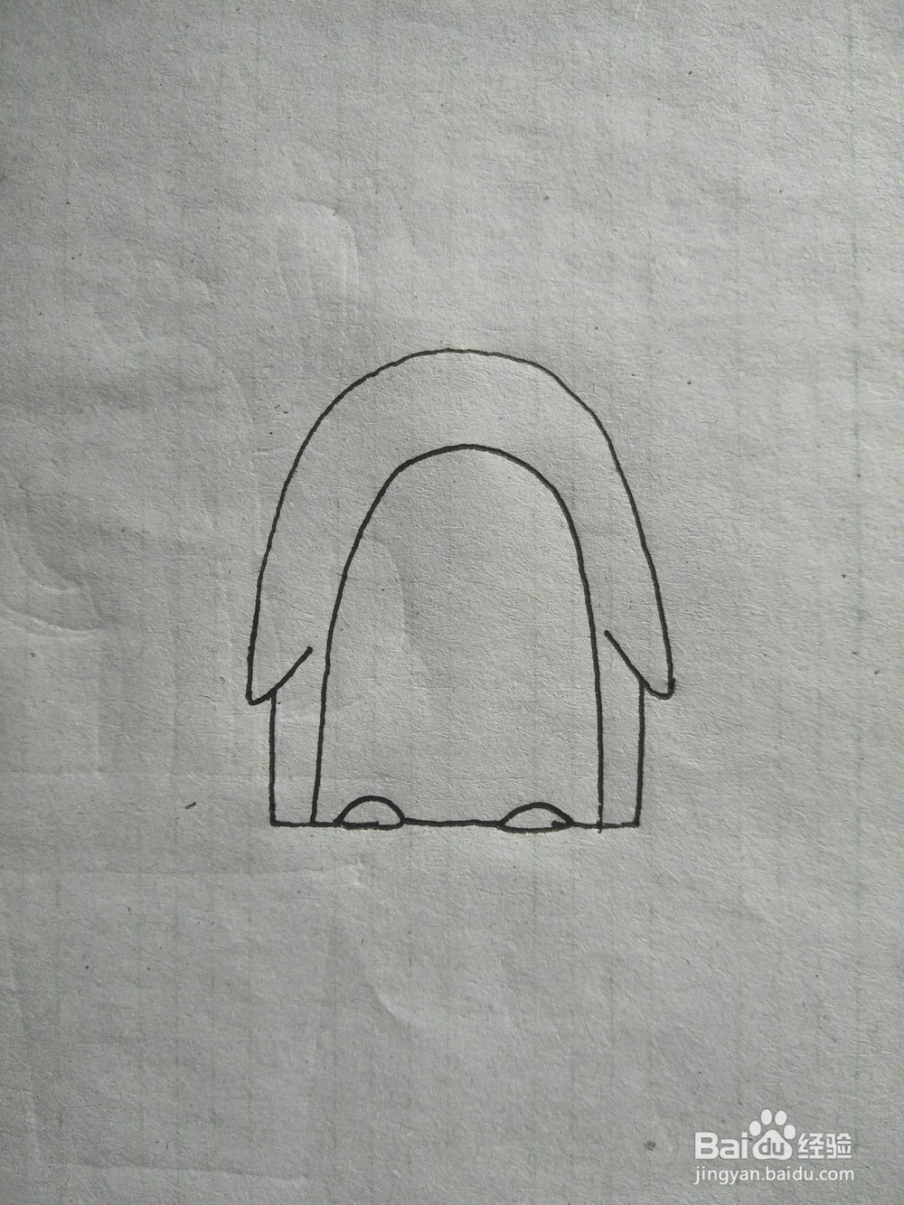 企鹅简笔画教程