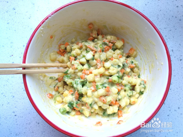 玉米鸡蛋饼的做法