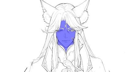 插画入门教程，头像上色小技巧