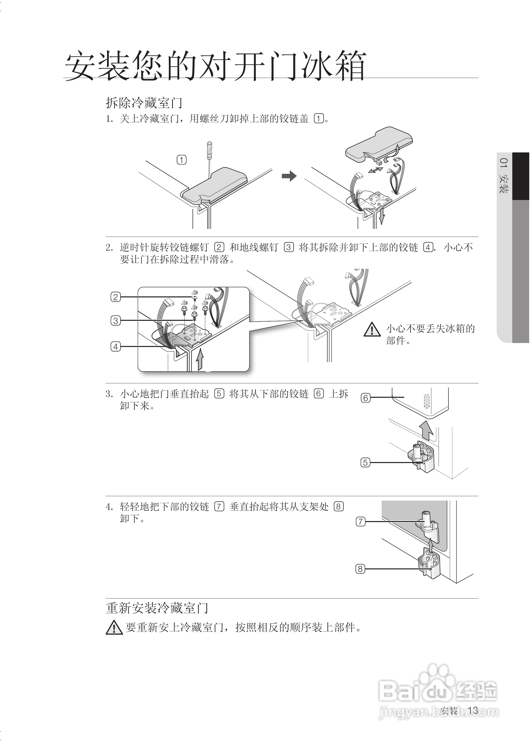 三星RSG5BLFH电冰箱使用说明书:[2]