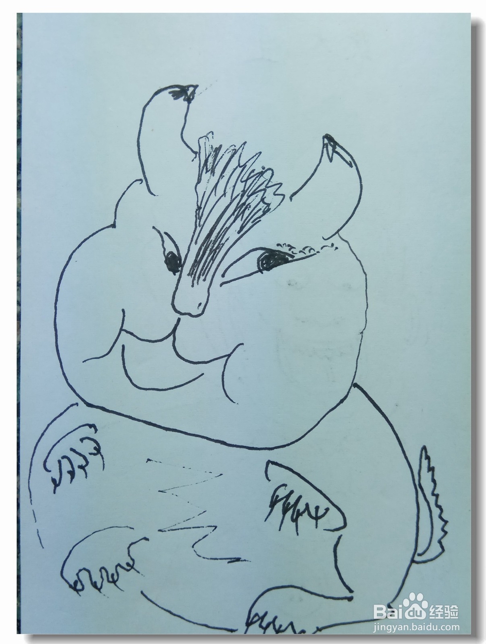 怎样画钢笔画猫？