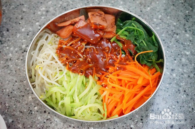 家常版-----韩式拌饭的做法