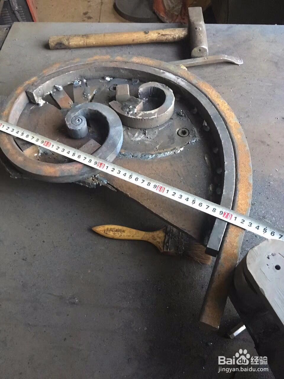 别墅花园铁艺大门定制