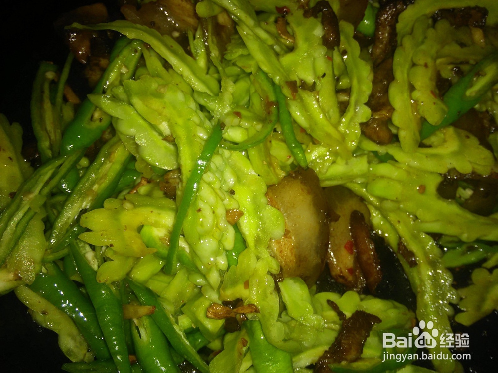 苦瓜炒回锅肉
