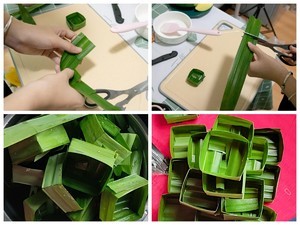 椰汁西米斑斓糕的做法