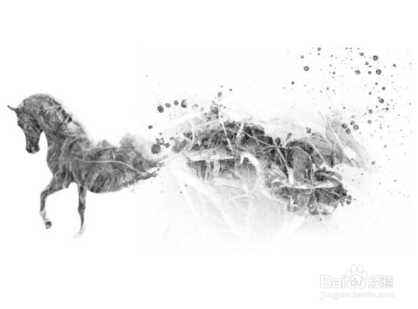 PS建筑插画教程