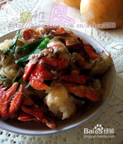 姜葱粉丝炒蟹——广东酒楼点菜率颇高的海鲜料理