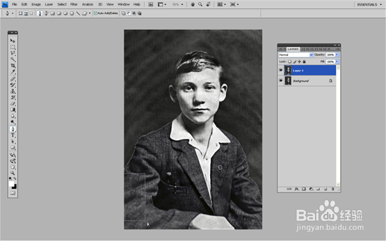 怎么用PS来修整和恢复老照片